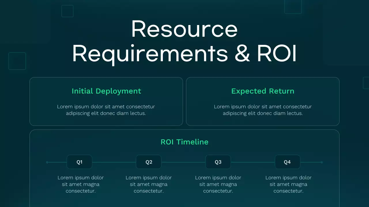 Teal Modern Healthcare Insights Report Presentation