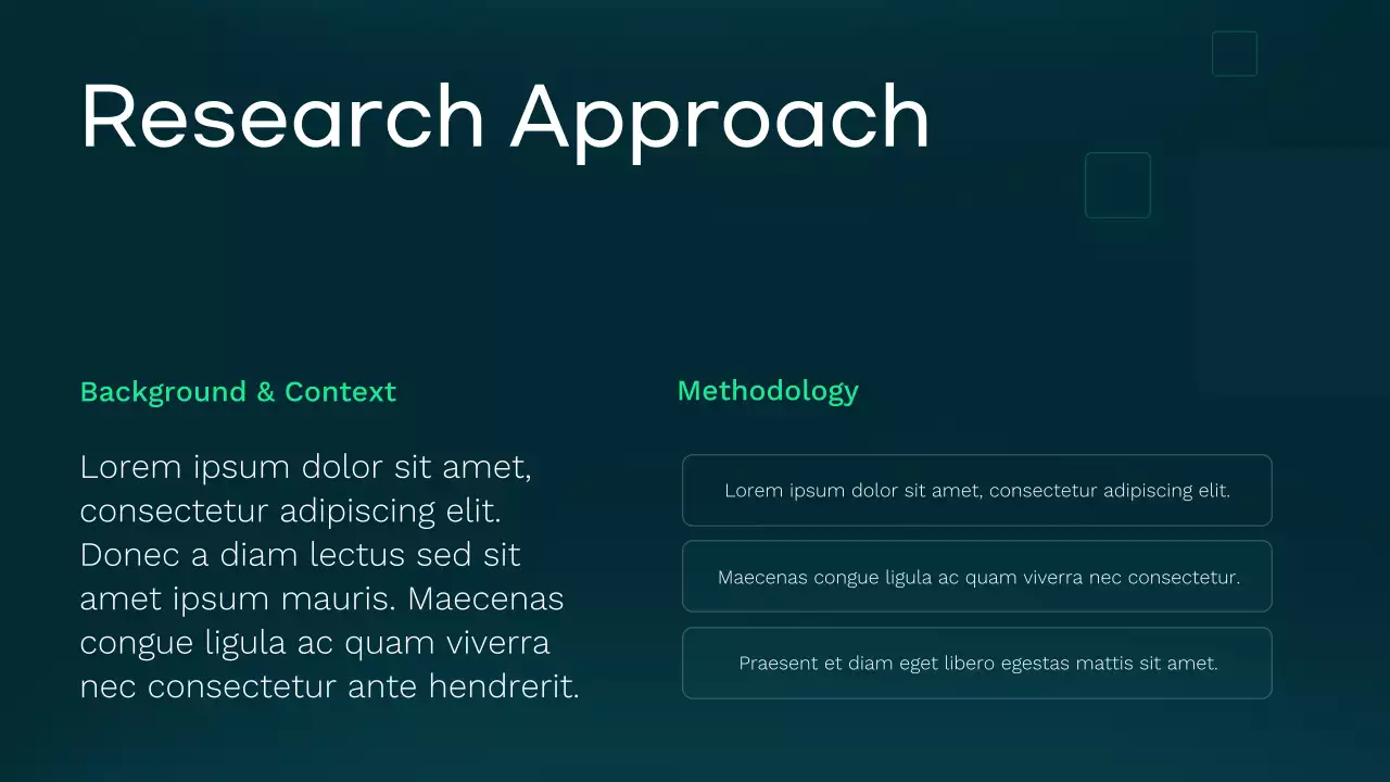 Teal Modern Healthcare Insights Report Presentation