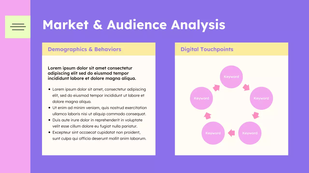 Purple Creative Marketing Tips Presentation