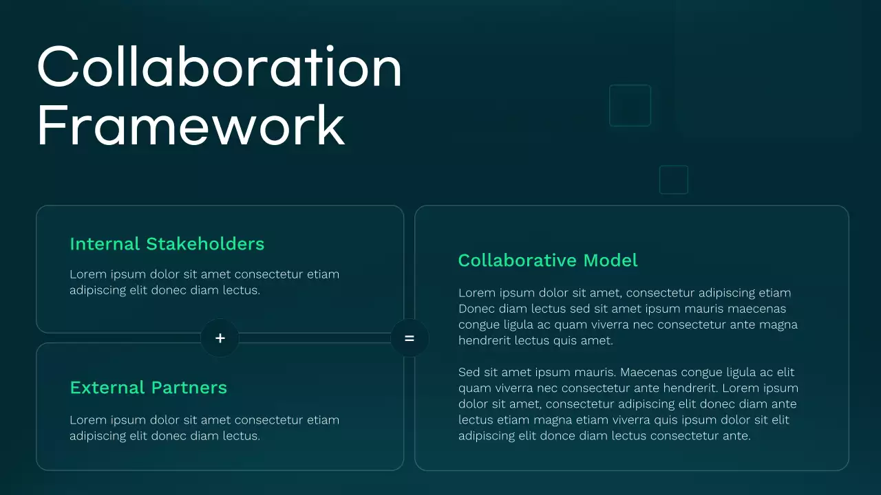 Teal Modern Healthcare Insights Report Presentation