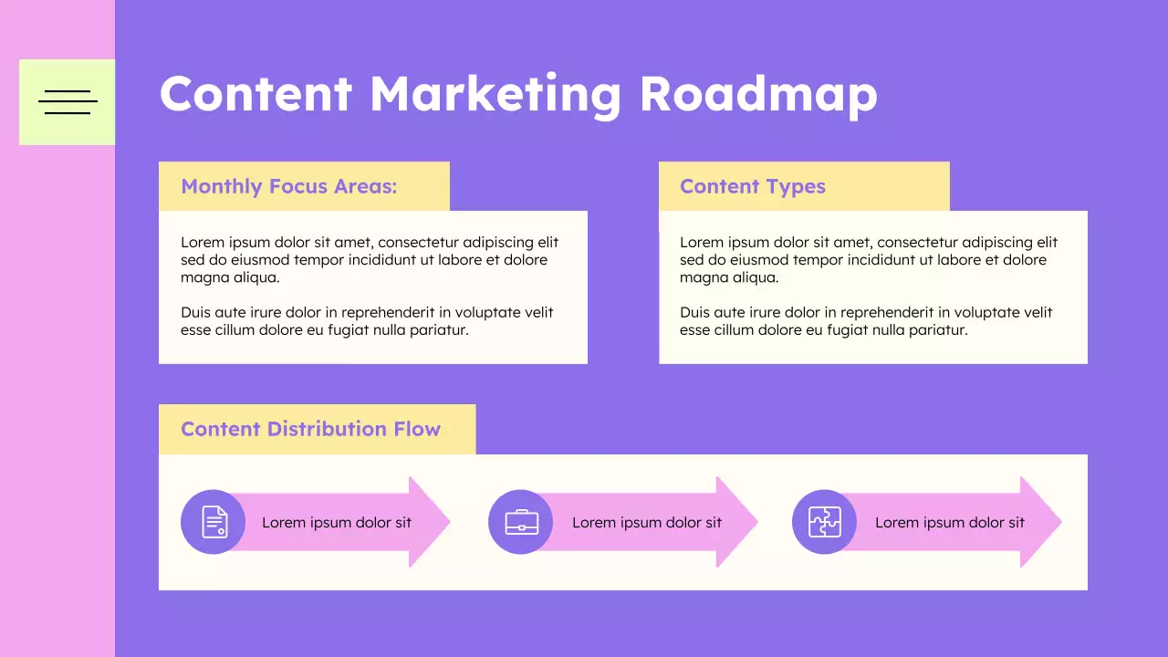 Purple Creative Marketing Tips Presentation