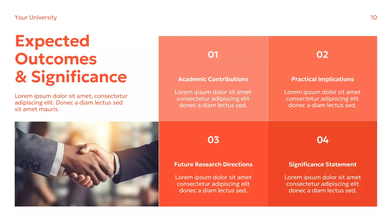 Orange Modern Academic Research Guide Presentation