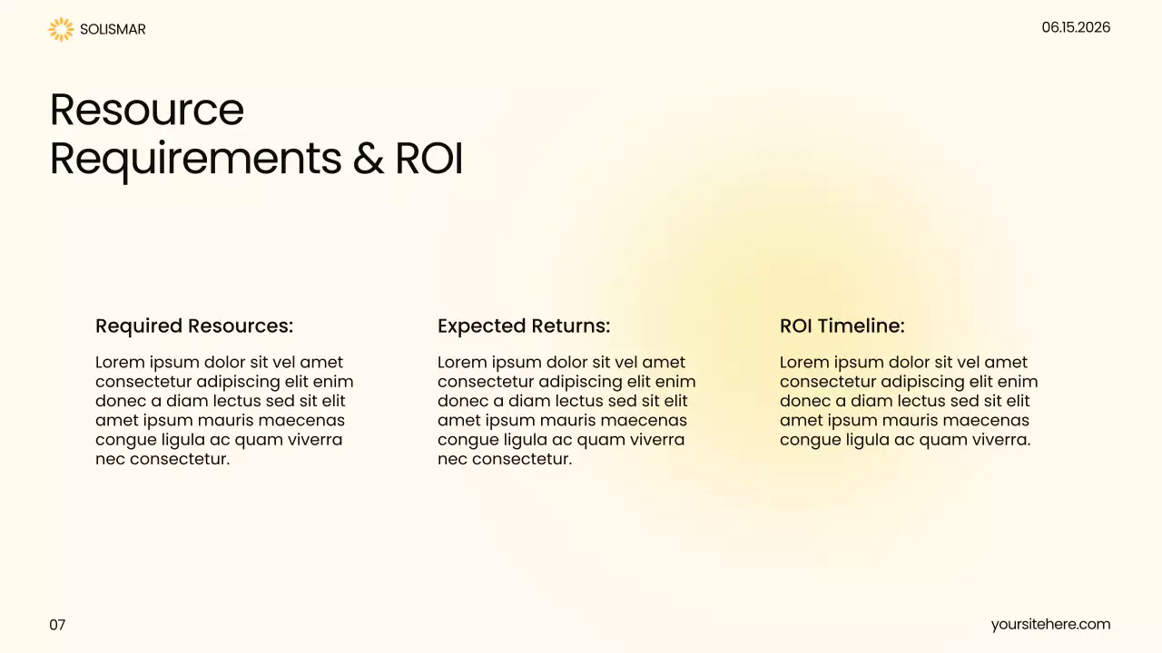 Yellow Modern Healthcare Insights Presentation