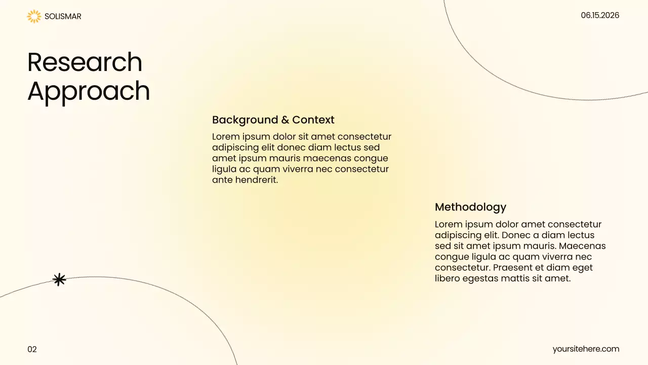 Yellow Modern Healthcare Insights Presentation