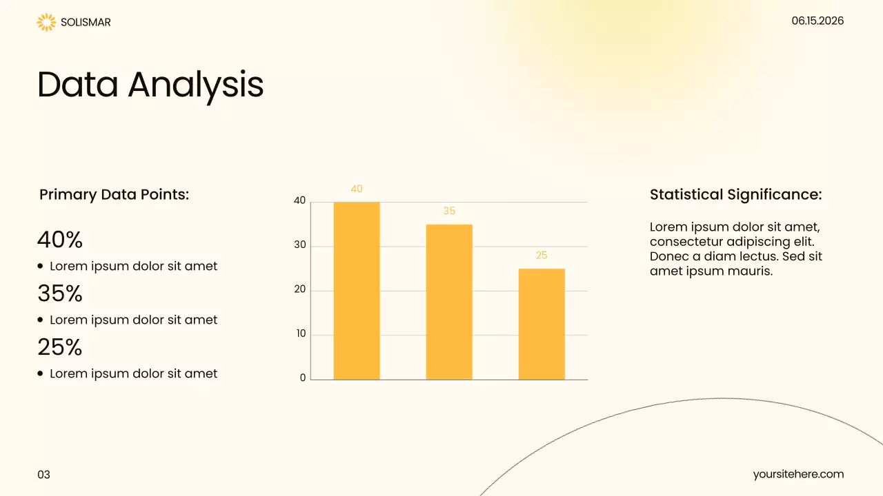 Yellow Modern Healthcare Insights Presentation