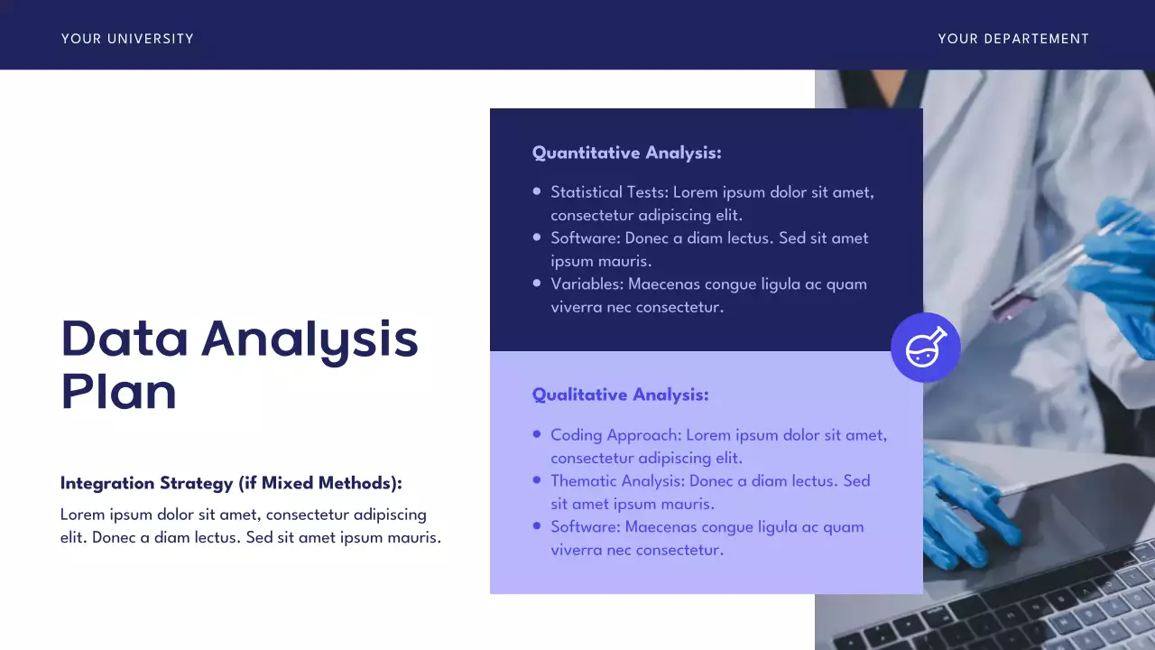 Blue Modern Research Proposal Presentation