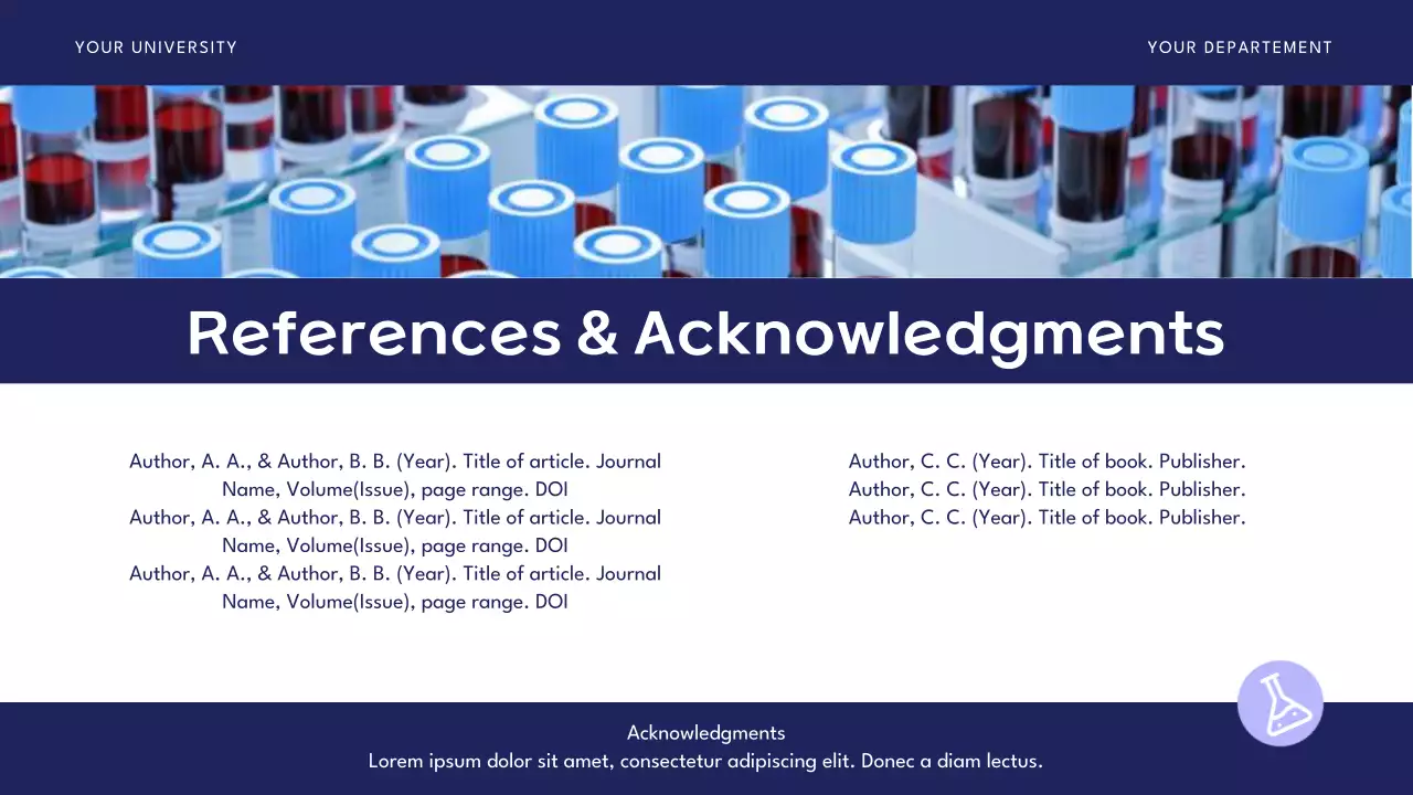 Blue Modern Research Proposal Presentation