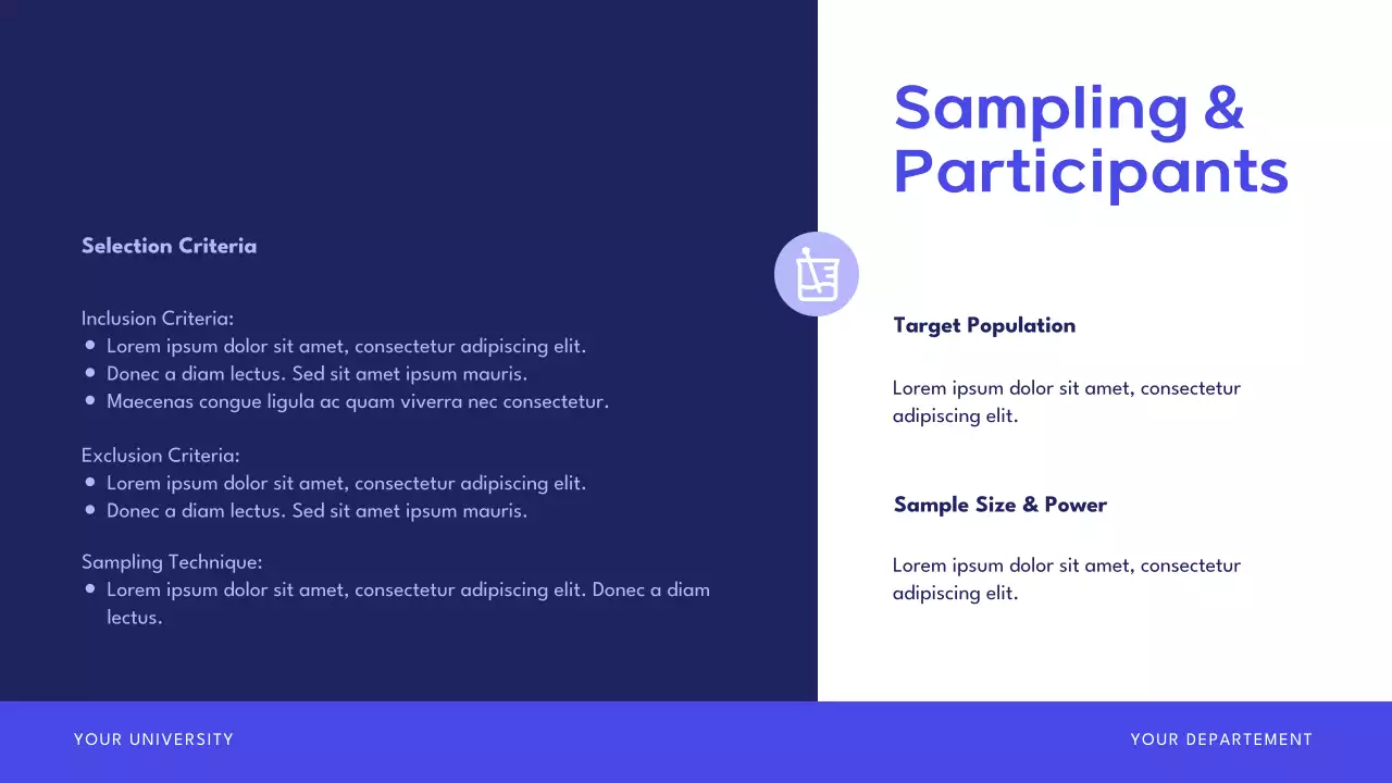 Blue Modern Research Proposal Presentation