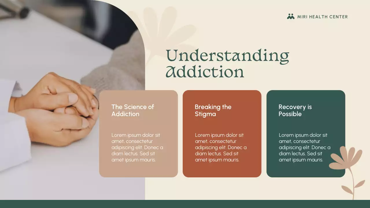 Beige and Green Substance Abuse Recovery Presentation