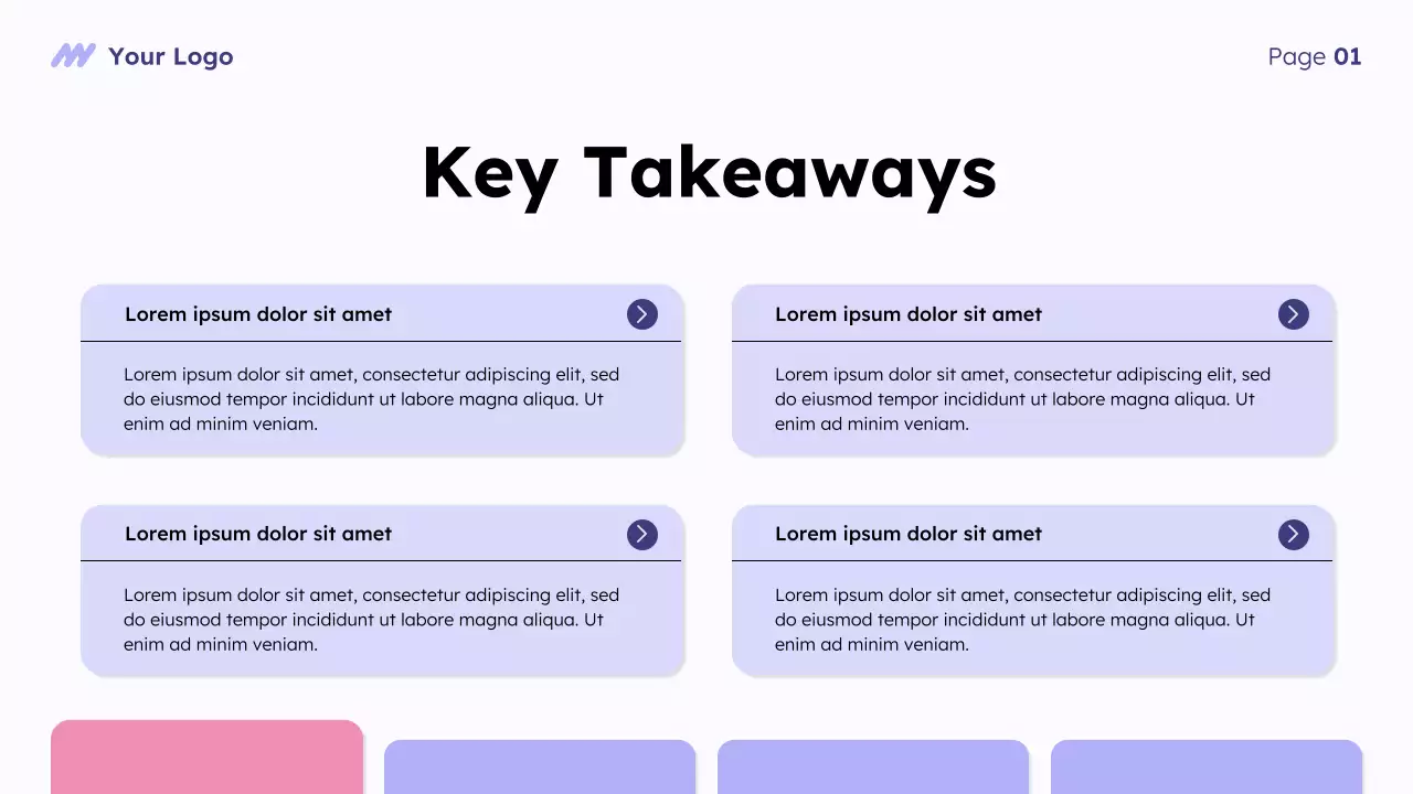 Purple Modern Market Overview Presentation