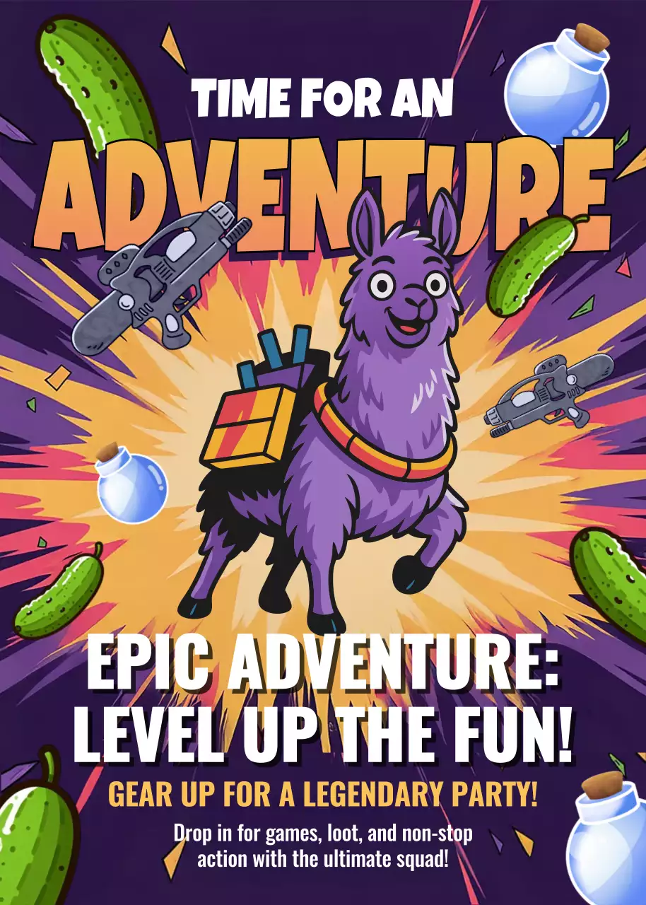 Undangan Promosi Petualangan Komik Ungu