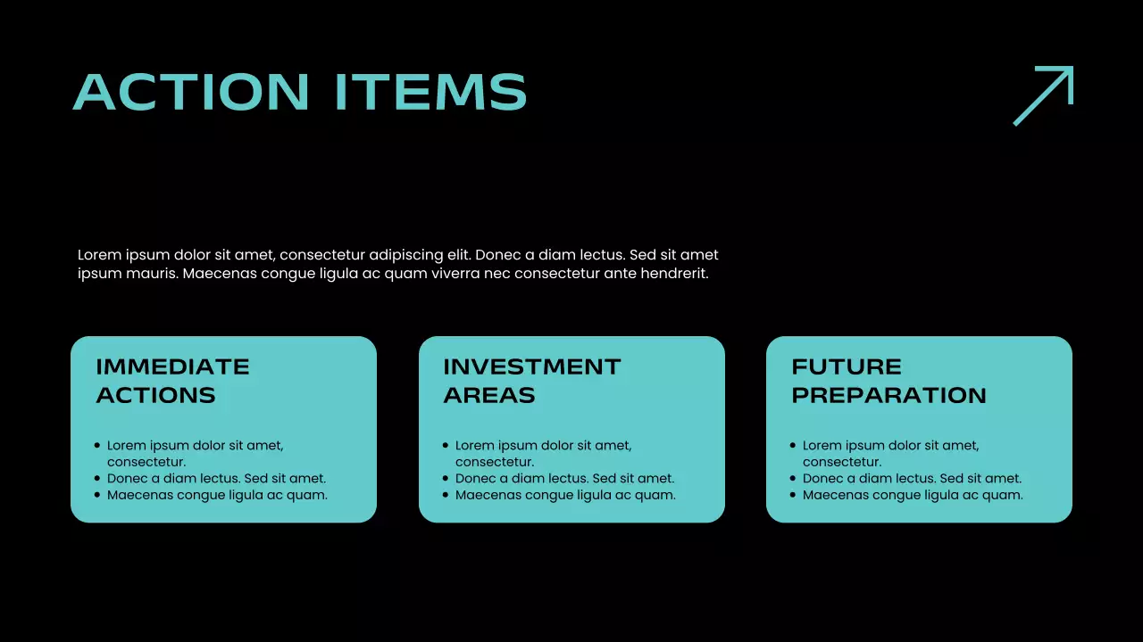Teal and Black Modern Market Overview Presentation
