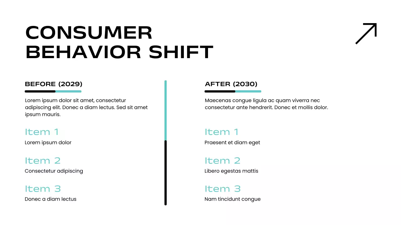 Teal and Black Modern Market Overview Presentation