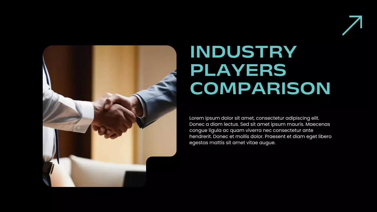 Teal and Black Modern Market Overview Presentation