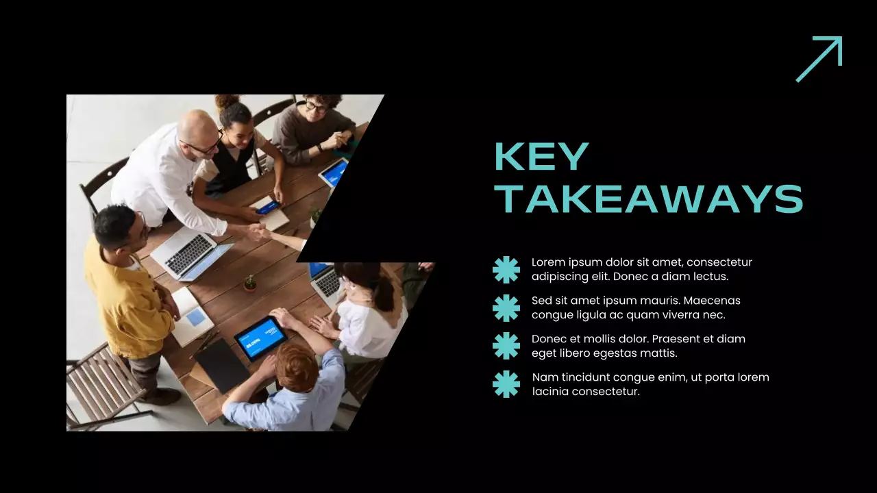 Teal and Black Modern Market Overview Presentation