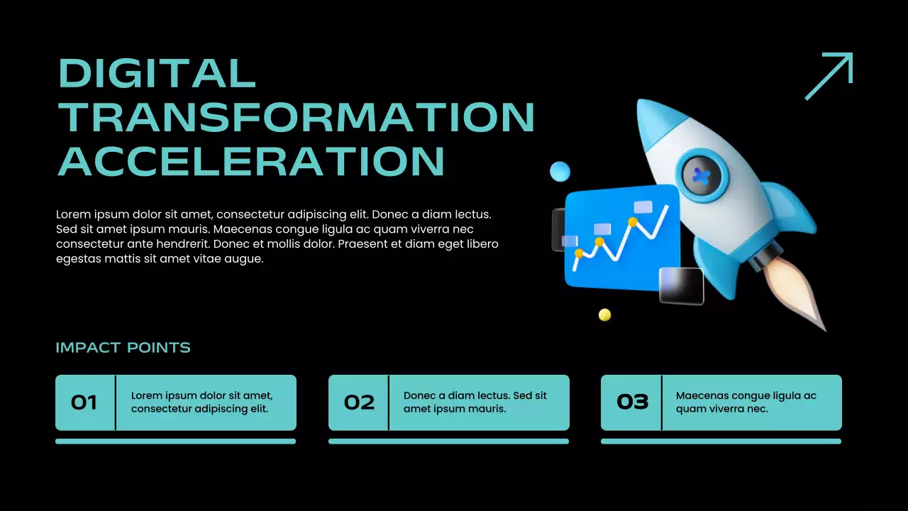 Teal and Black Modern Market Overview Presentation