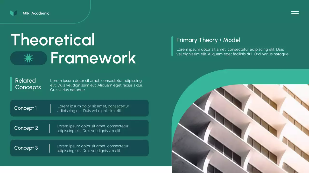 Green Modern Research Proposal Presentation
