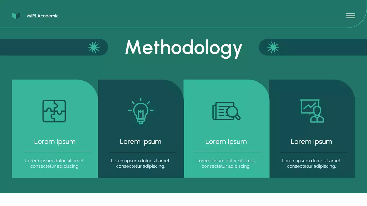 Green Modern Research Proposal Presentation