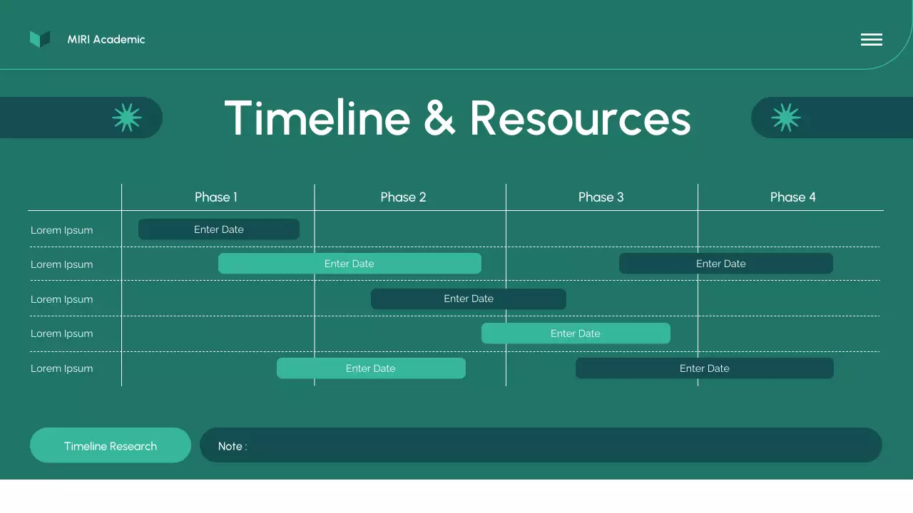 Green Modern Research Proposal Presentation