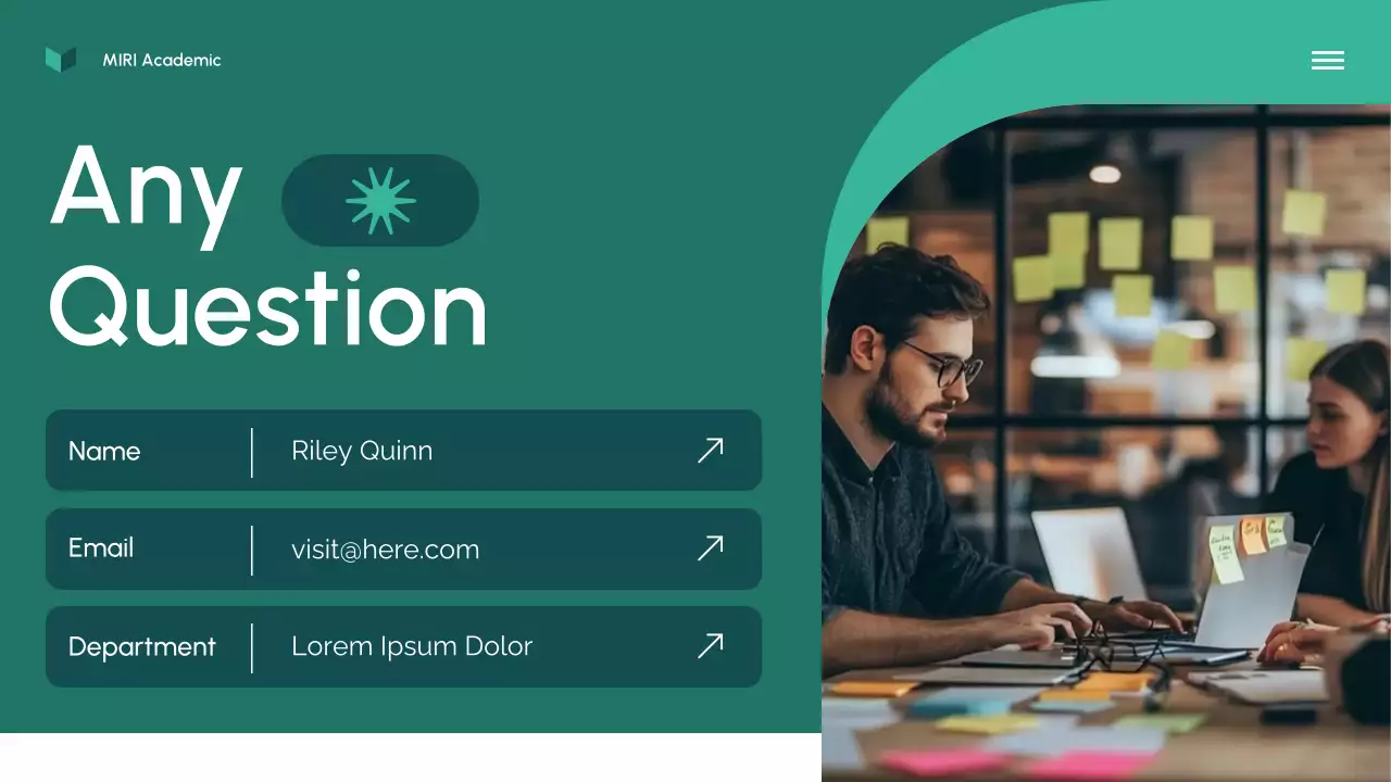 Green Modern Research Proposal Presentation