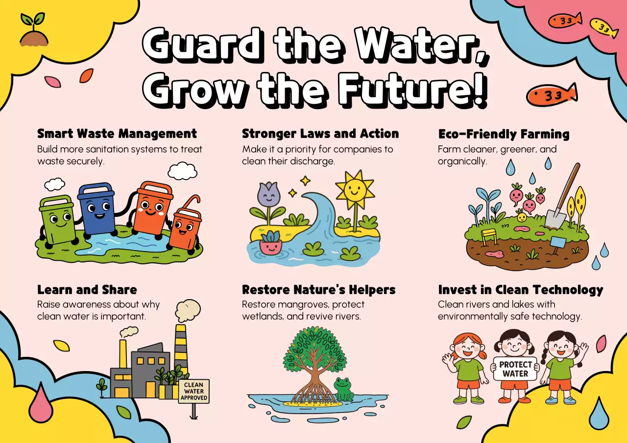 Colorful Creative Environmental Announcement Poster