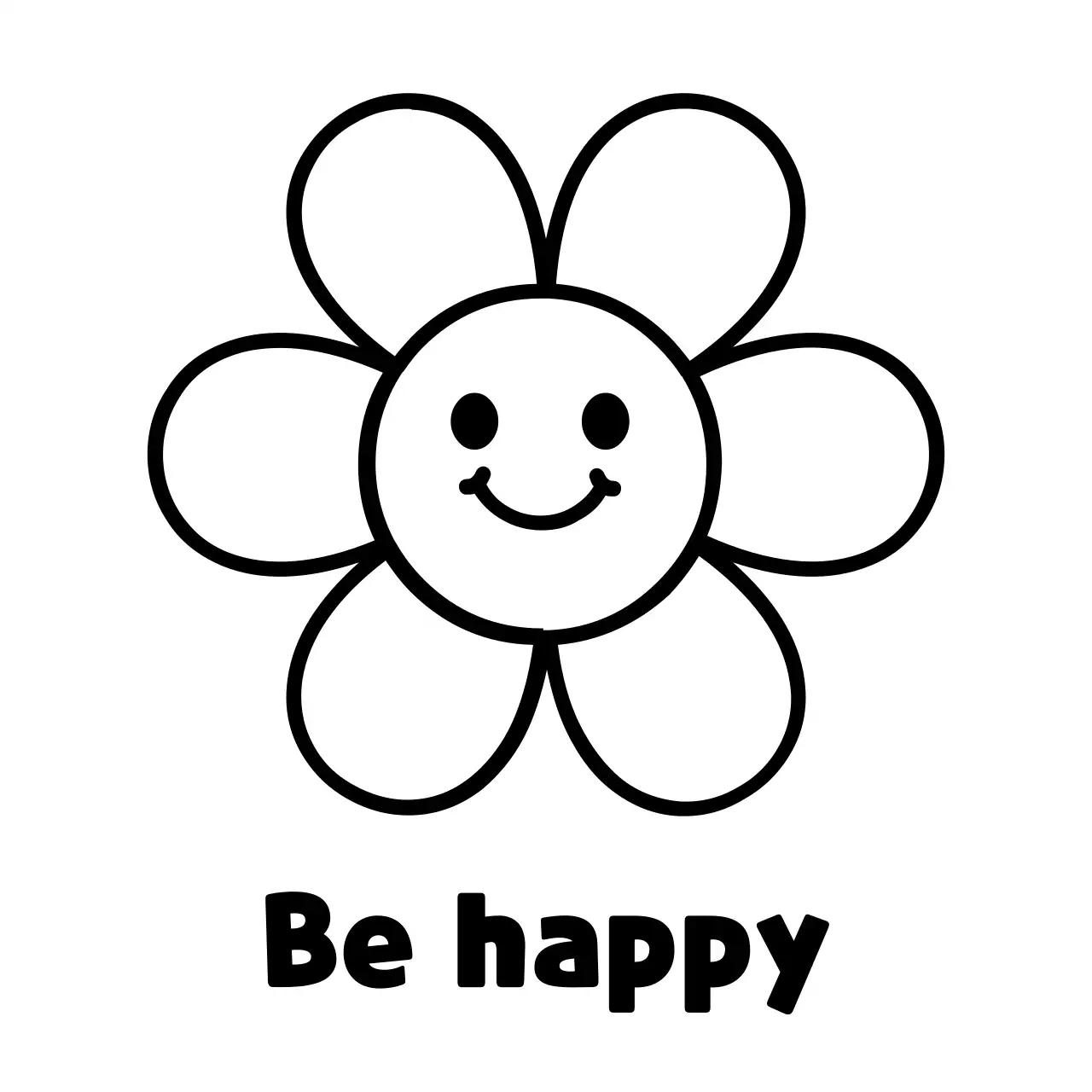 검정 심플 흡연금지 안내