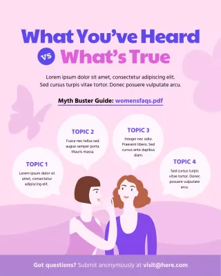 Pink Modern Myth Guide Instagram Post