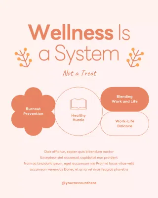 Beige Modern Wellness Guide Instagram Post