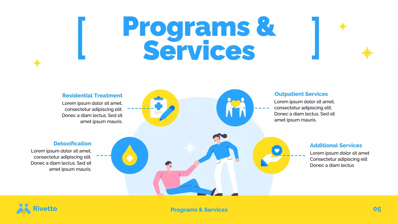 Blue Modern Recovery Announcement Presentation