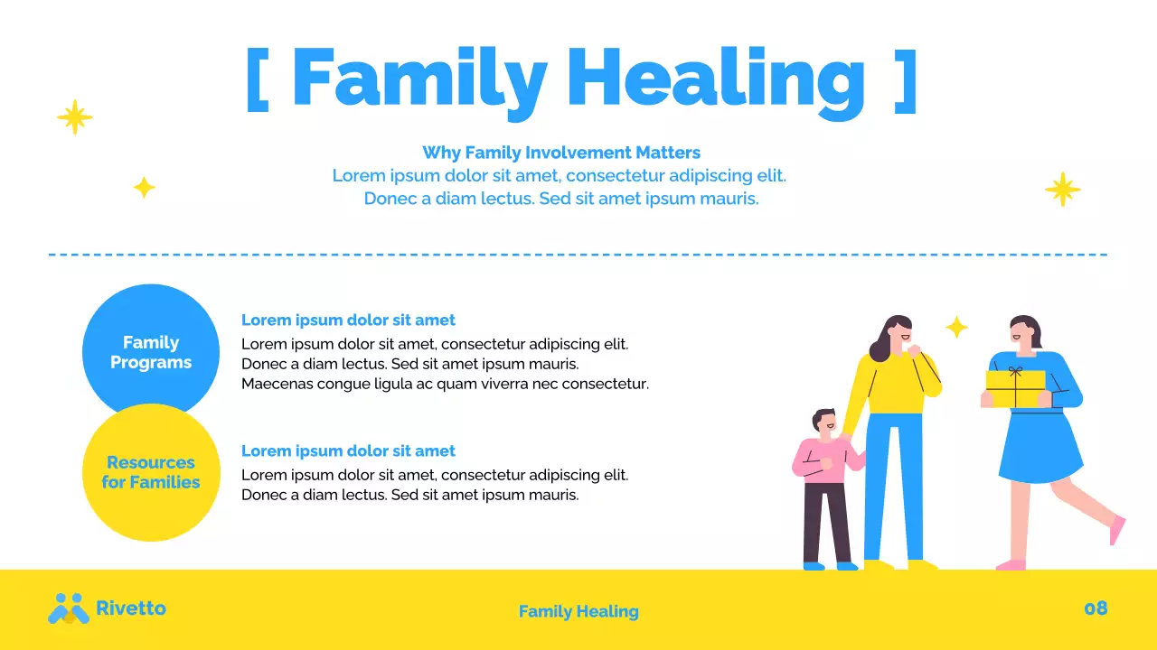 Blue Modern Recovery Announcement Presentation