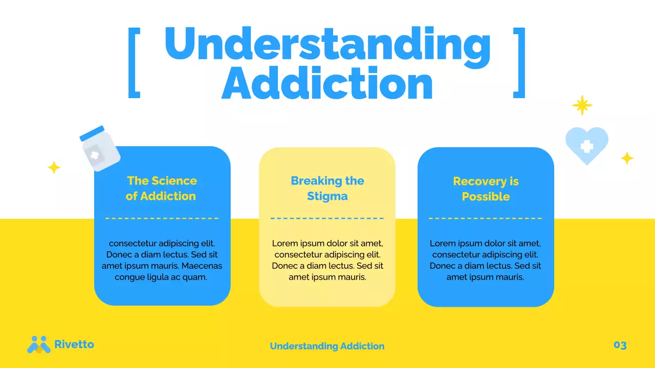 Blue Modern Recovery Announcement Presentation
