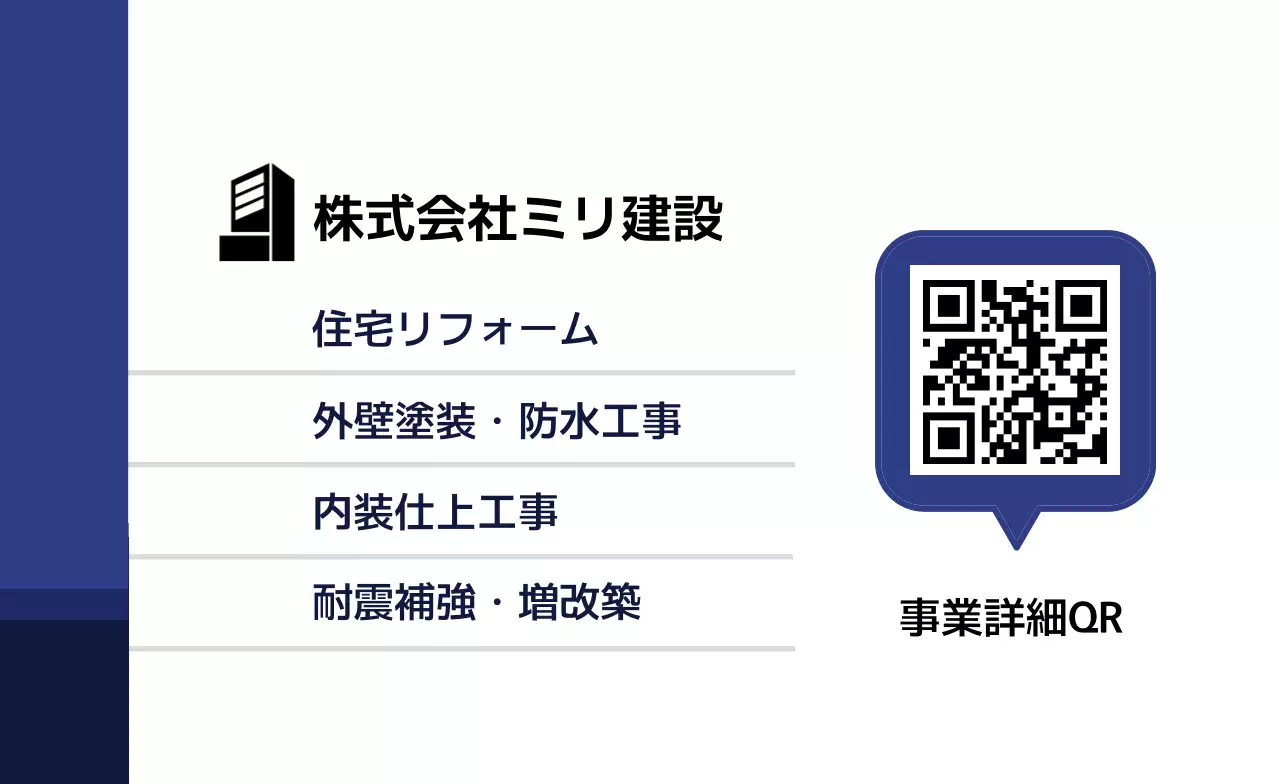 青 シンプル ビジネス 名刺 シンプルライン