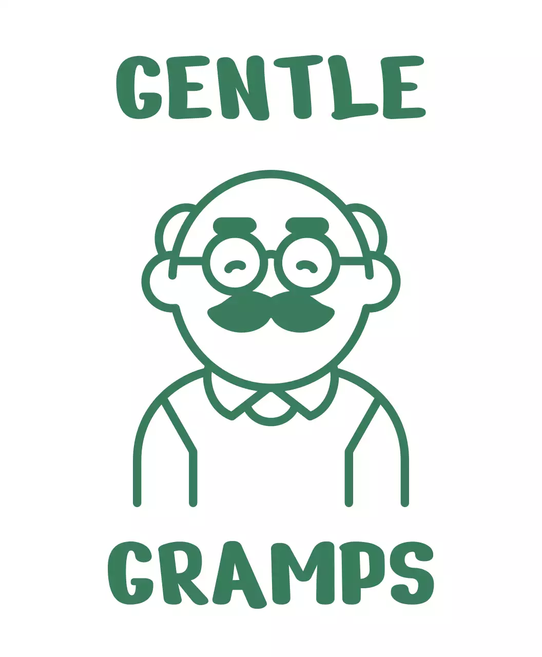 초록 단순 만화 굿즈