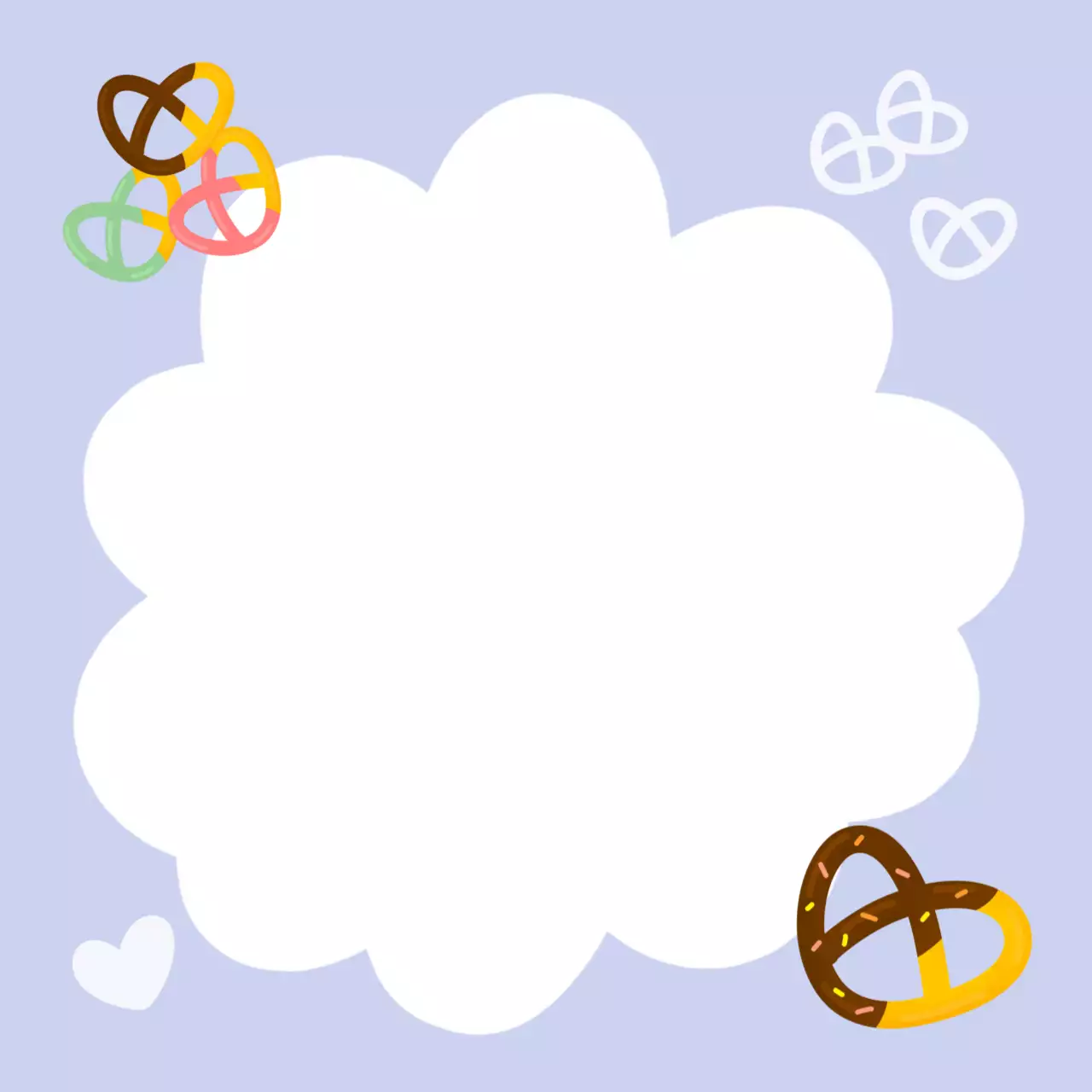 연보라 아기자기한 스티커