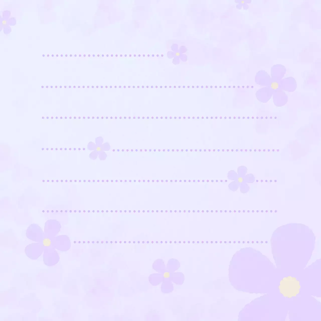 연보라 아기자기한 메모지 문구