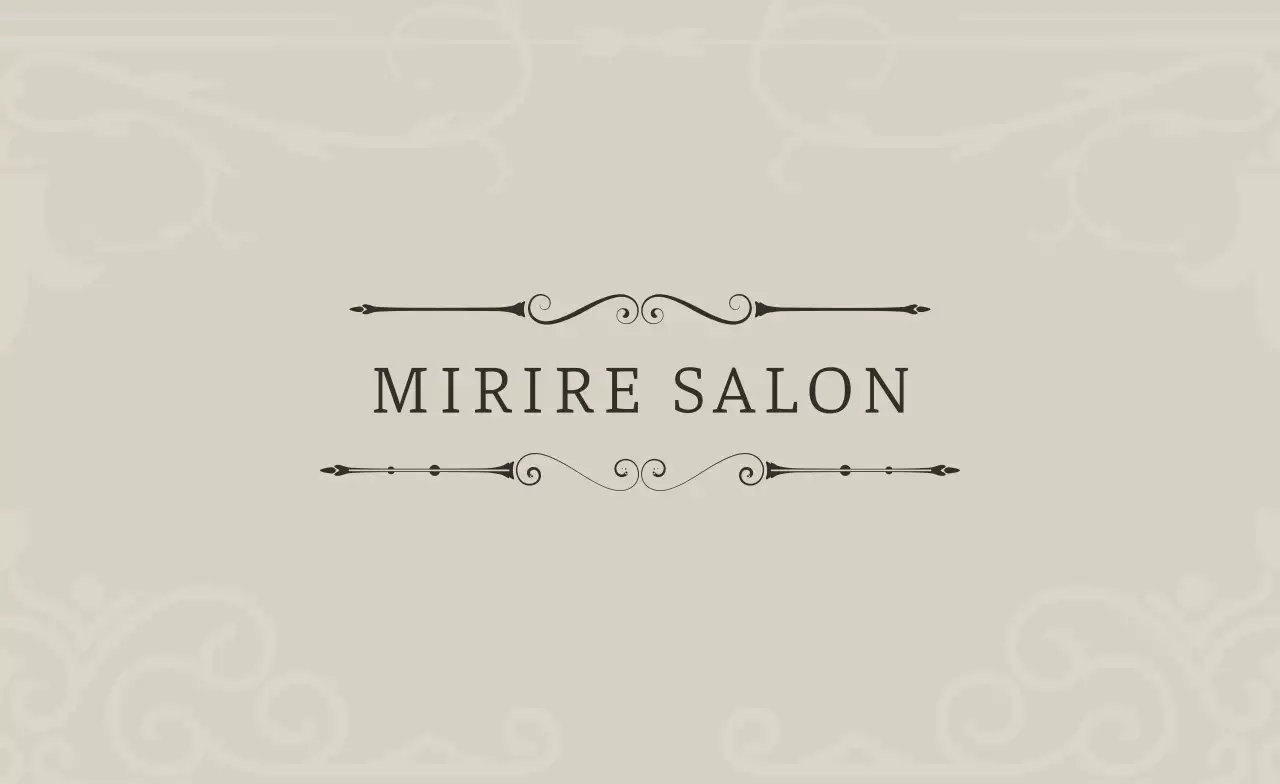 茶色 洗練された 曲線ポイント