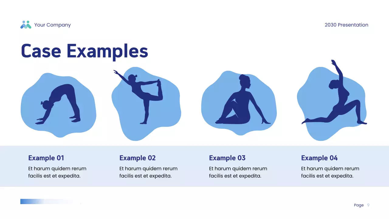 Blue Modern Physical Wellness Research Presentation