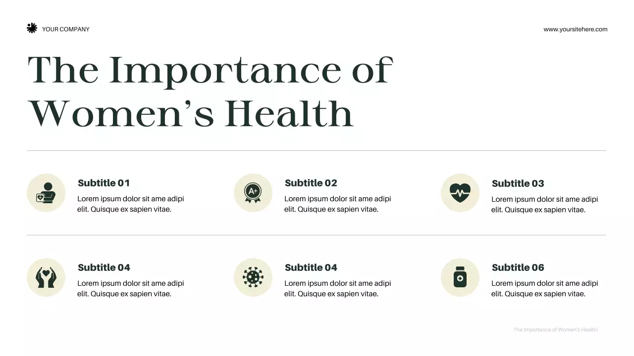 Green Elegant Wellness Announcement Presentation