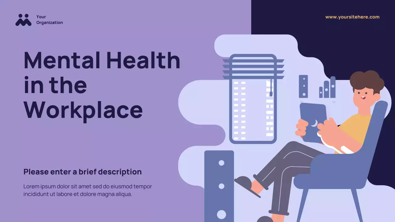 Purple Modern Mental Health Guide Presentation