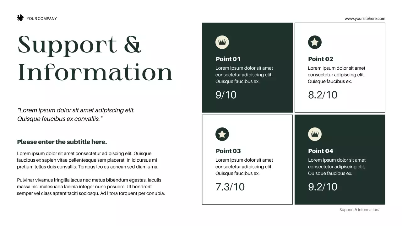 Green Elegant Wellness Announcement Presentation