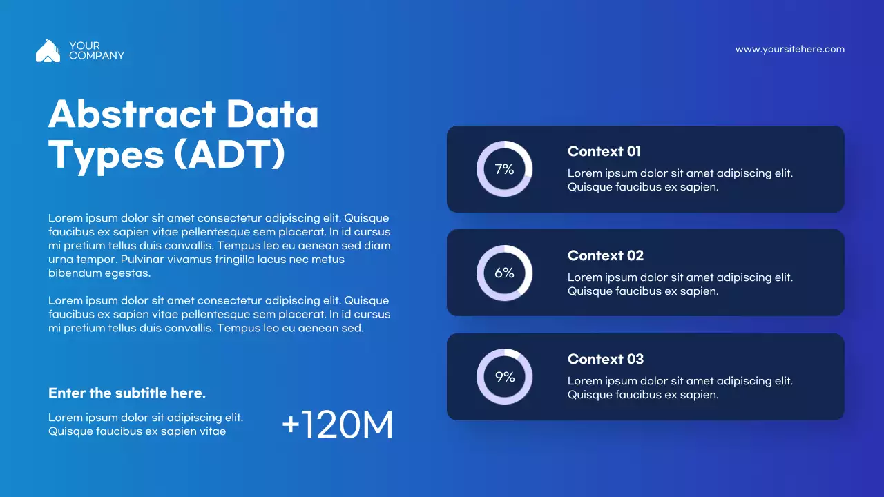 Blue Modern Programming Lecture Presentation