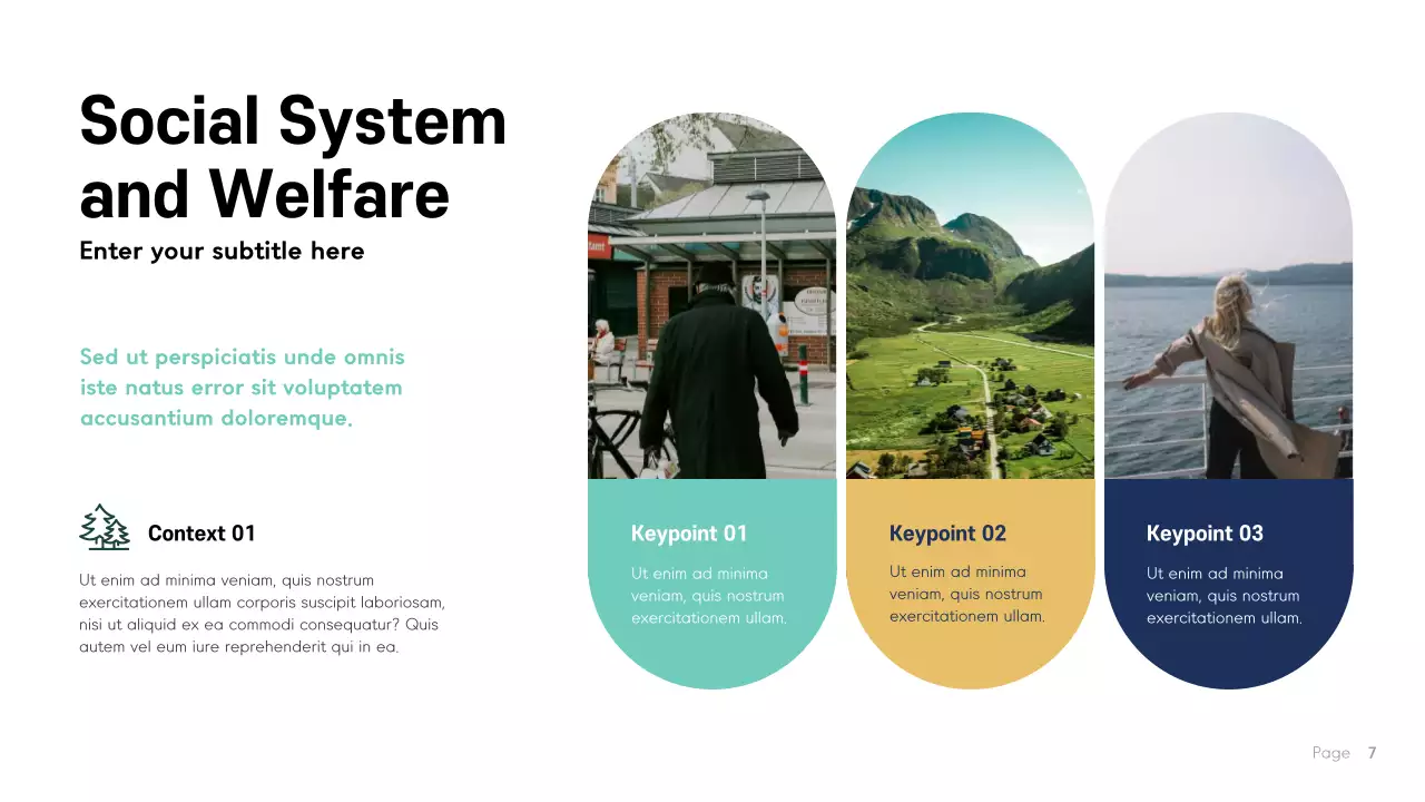 Blue Modern Norway Presentation