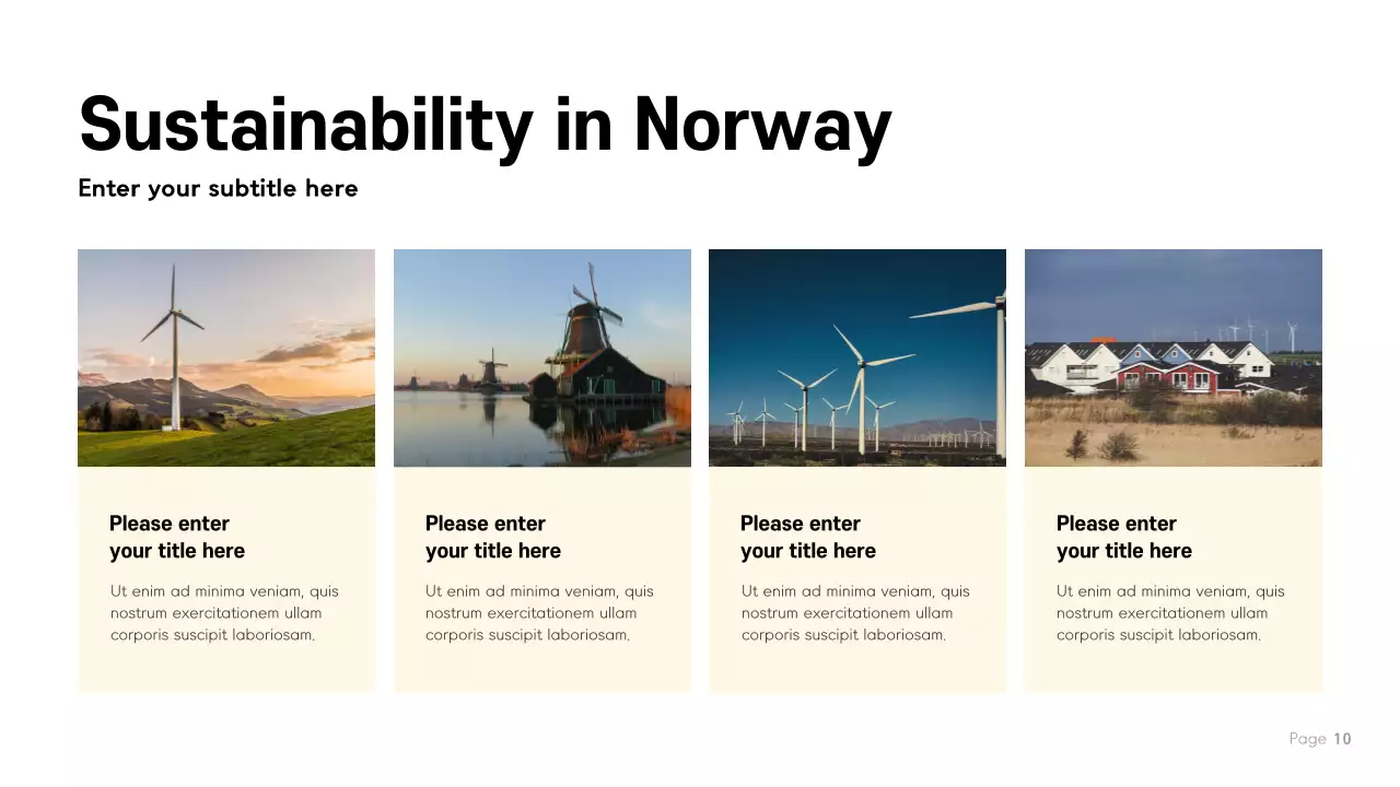 Blue Modern Norway Presentation