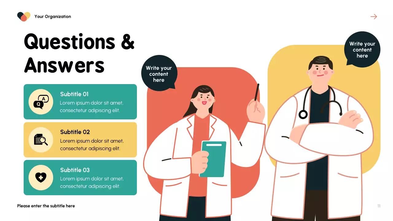 Orange Modern Health Guide Presentation