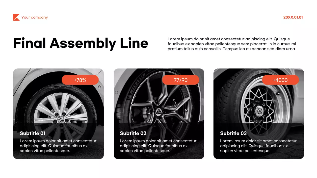 Black Modern Vehicle Production Guide Presentation