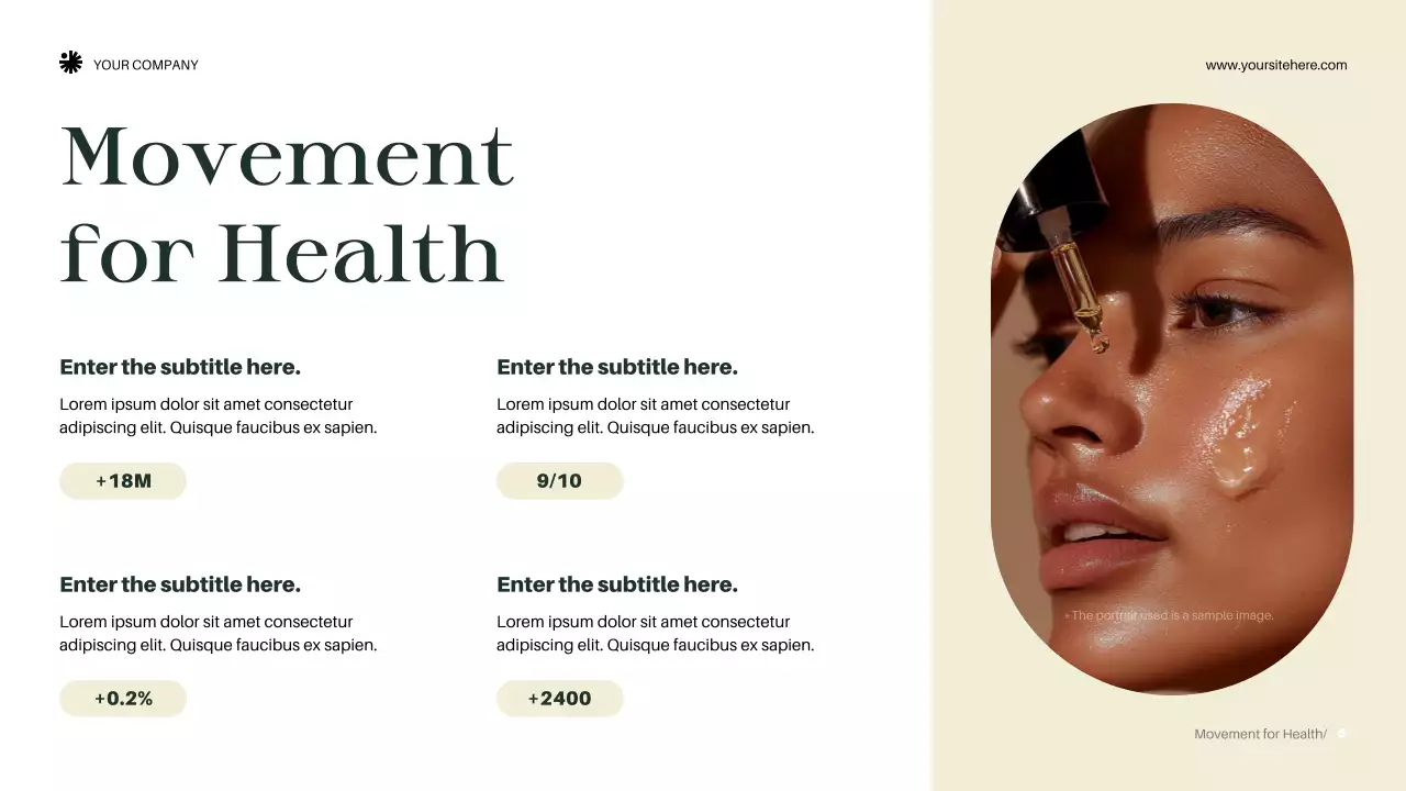 Green Elegant Wellness Announcement Presentation