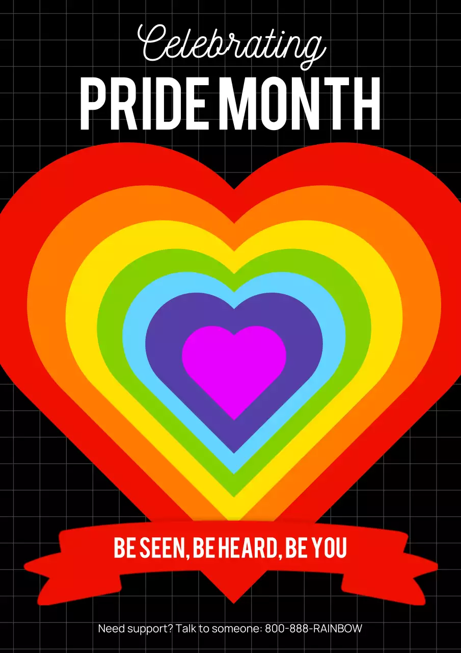 Pride Month Celebration Poster