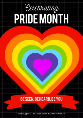 Pride Month Celebration Poster