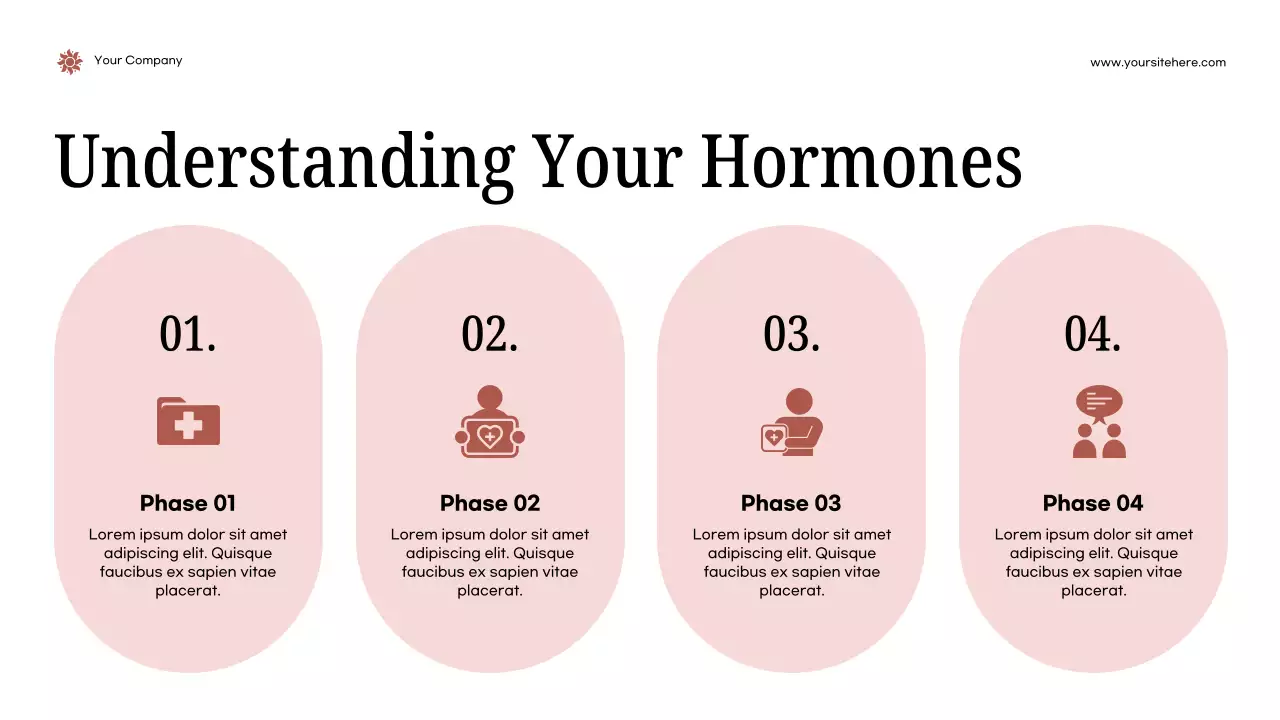 Pink Modern Health Announcement Presentation