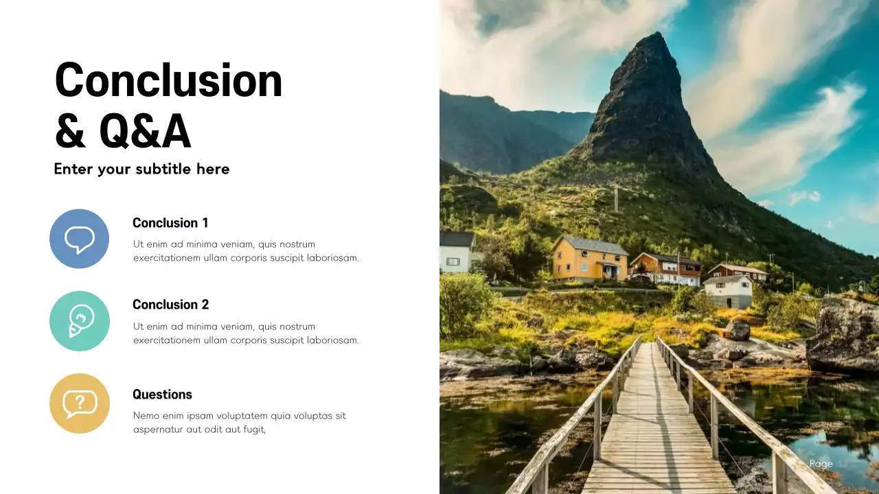 Blue Modern Norway Presentation